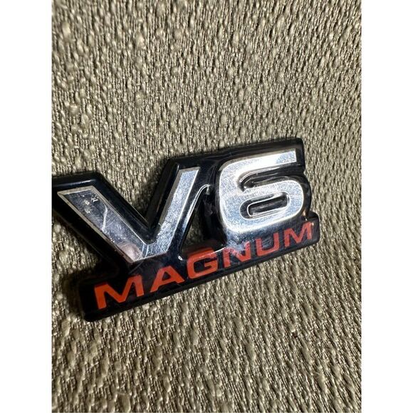 Dodge Ram V6 Magnum door fender emblem badge decal logo OEM Genuine Original - Picture 3 of 8